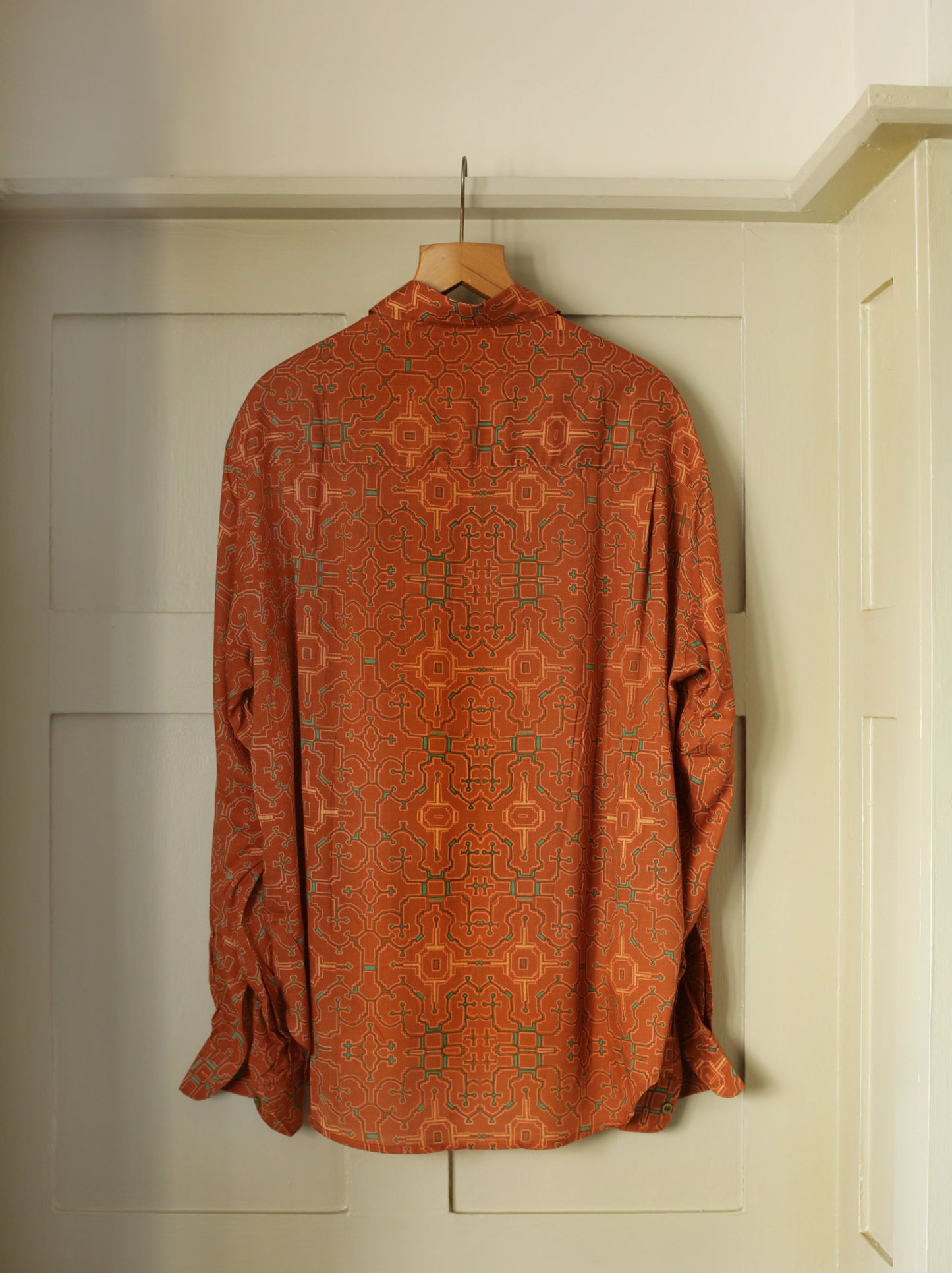 AMAZONAS SHIPIBO LONG SLEEVE SHIRT OCHRE