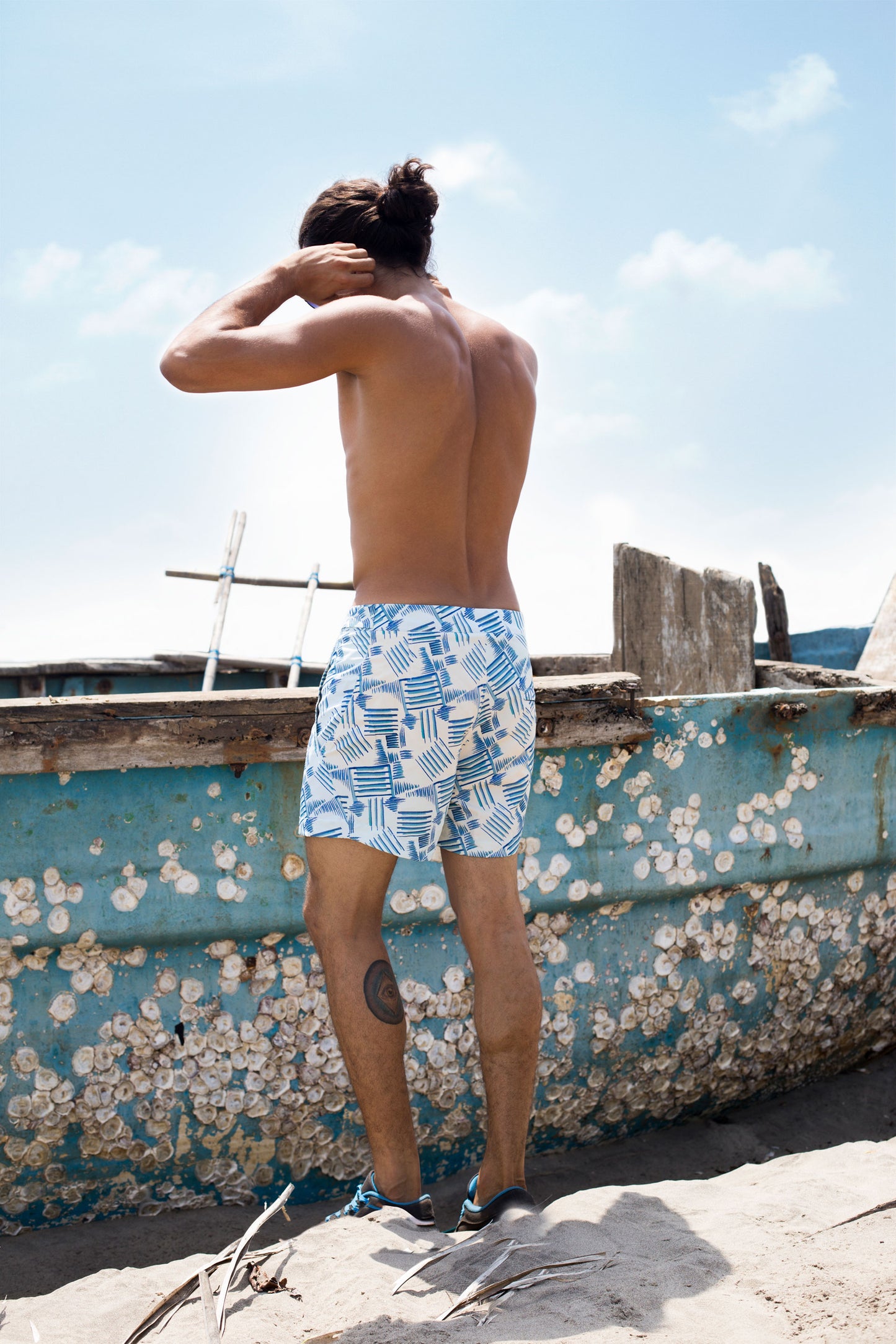 Waveline Swim Trunks