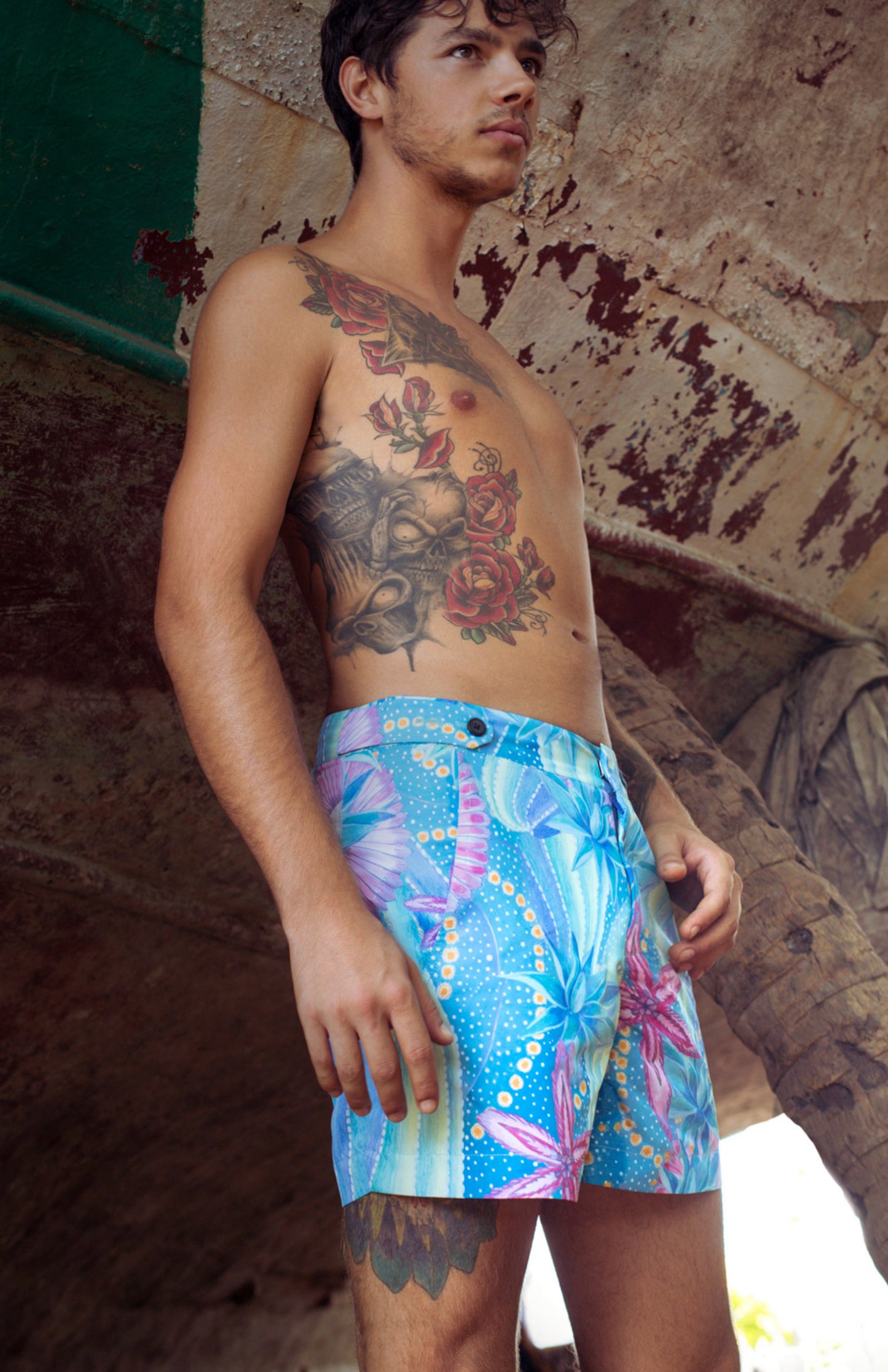 Cacti Tailored Swim Trunks