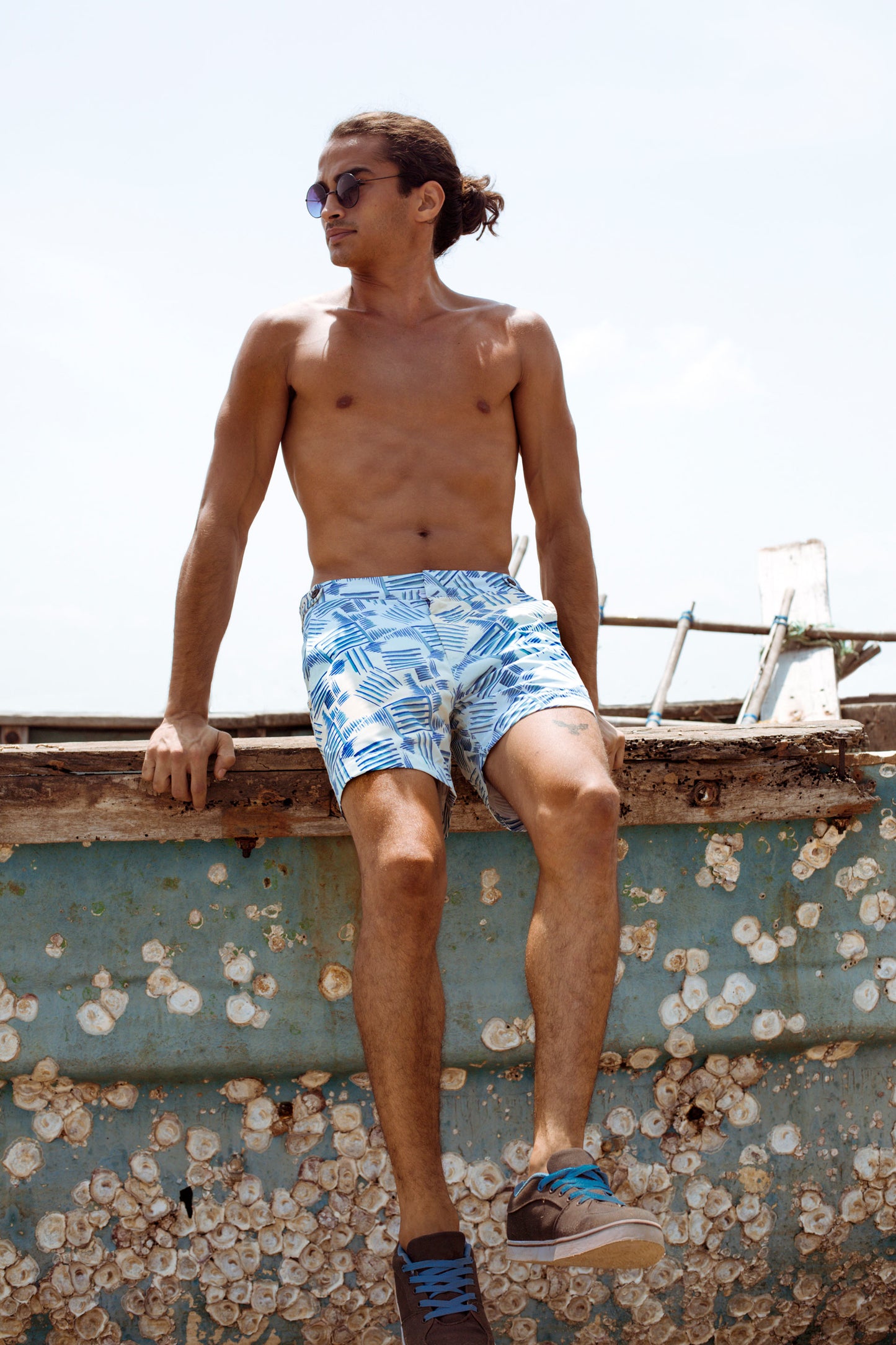 Waveline Swim Trunks