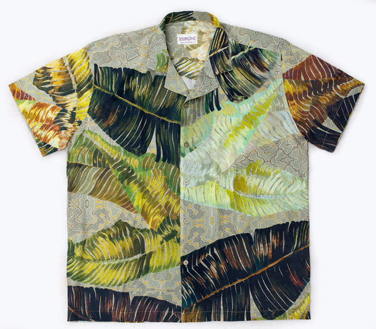 Amazonas Golden Palm Short Sleeve Bowling Shirt