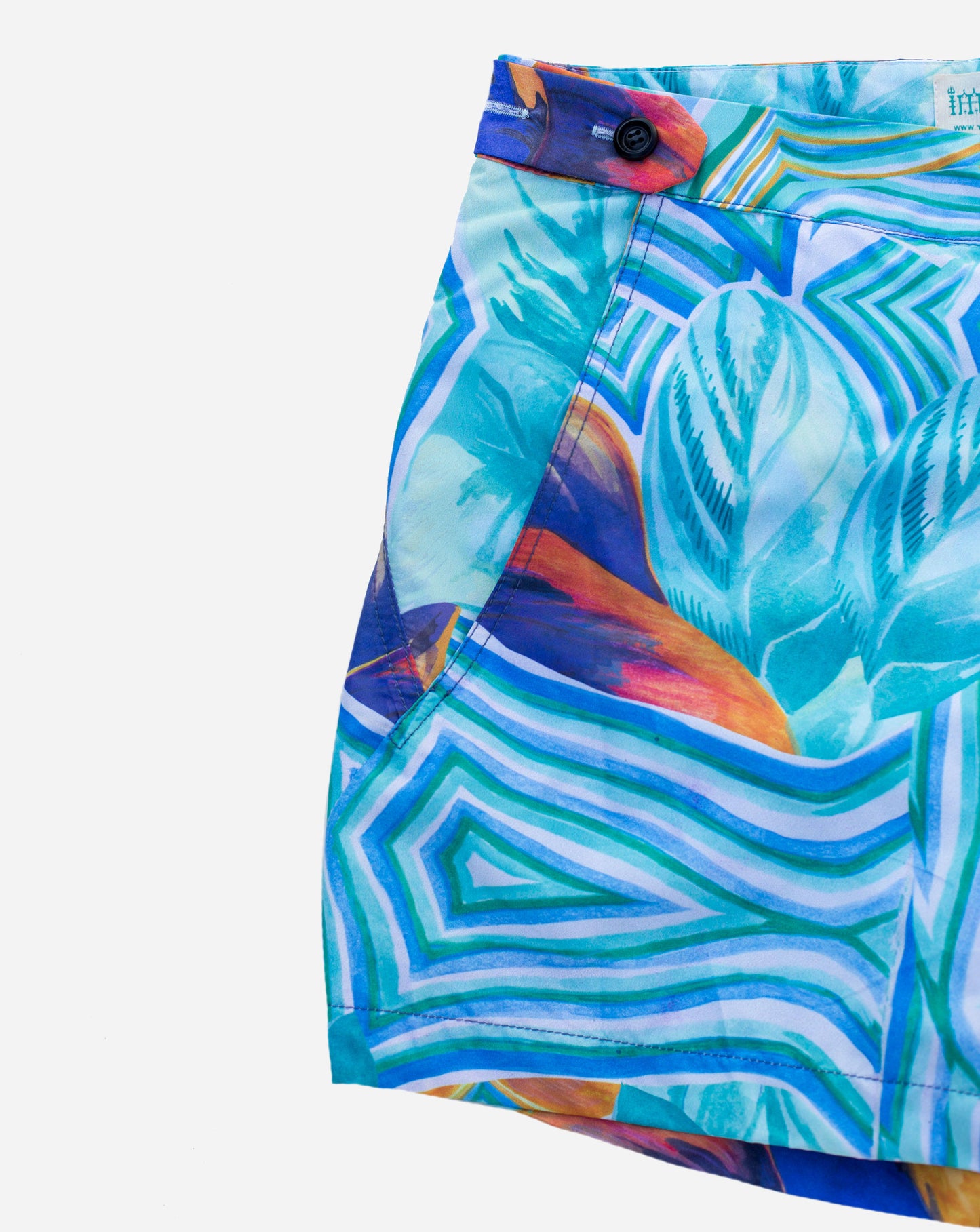 Tropical Tailored Swim Trunks