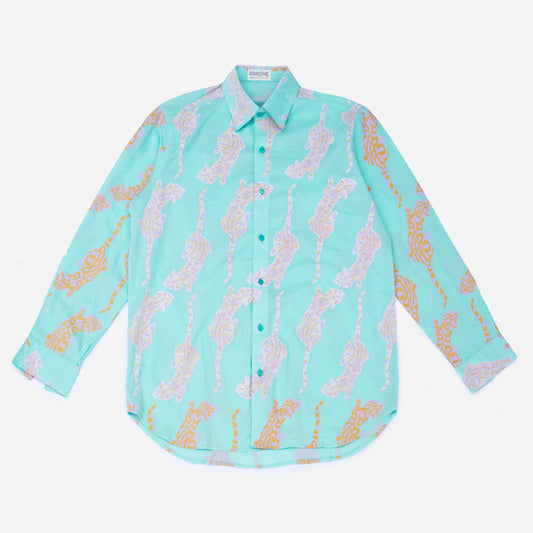 Tiger Long Sleeve Shirt in Mint