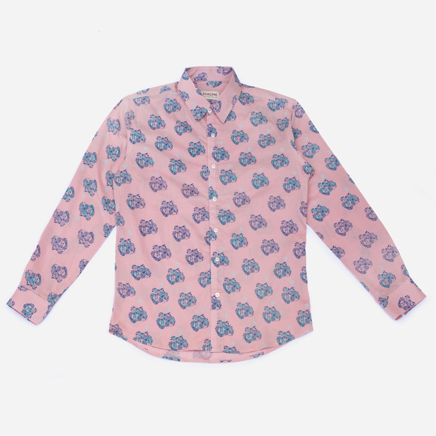 Tropical Fish Long Sleeve Shirt Classic Cut