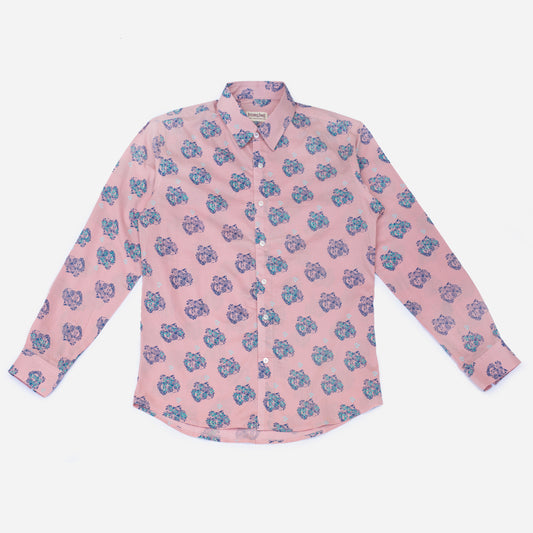 Tropical Fish Long Sleeve Shirt Classic Cut