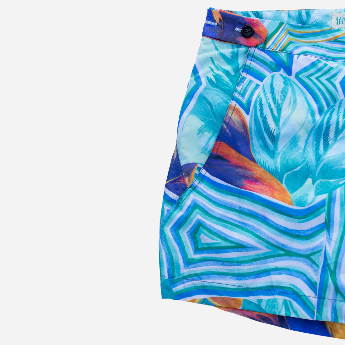 Tropical Tailored Swim Trunks